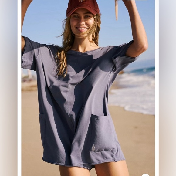 FP Movement by Free People Pants - NWOT FP MOVEMENT HOT SHOT TEE ROMPER